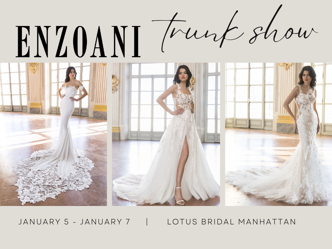 Blue by enzoani trunk show Clearance