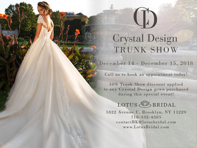 Crystal Design Trunk Show at Lotus Bridal