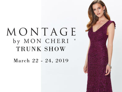 Montage by Mon Cheri Trunk Show Coming to Lotus Bridal Brooklyn March 22nd to 24th