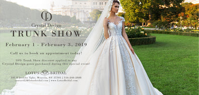 Crystal Design Bridal Trunk Show - Feb 1st to 3rd