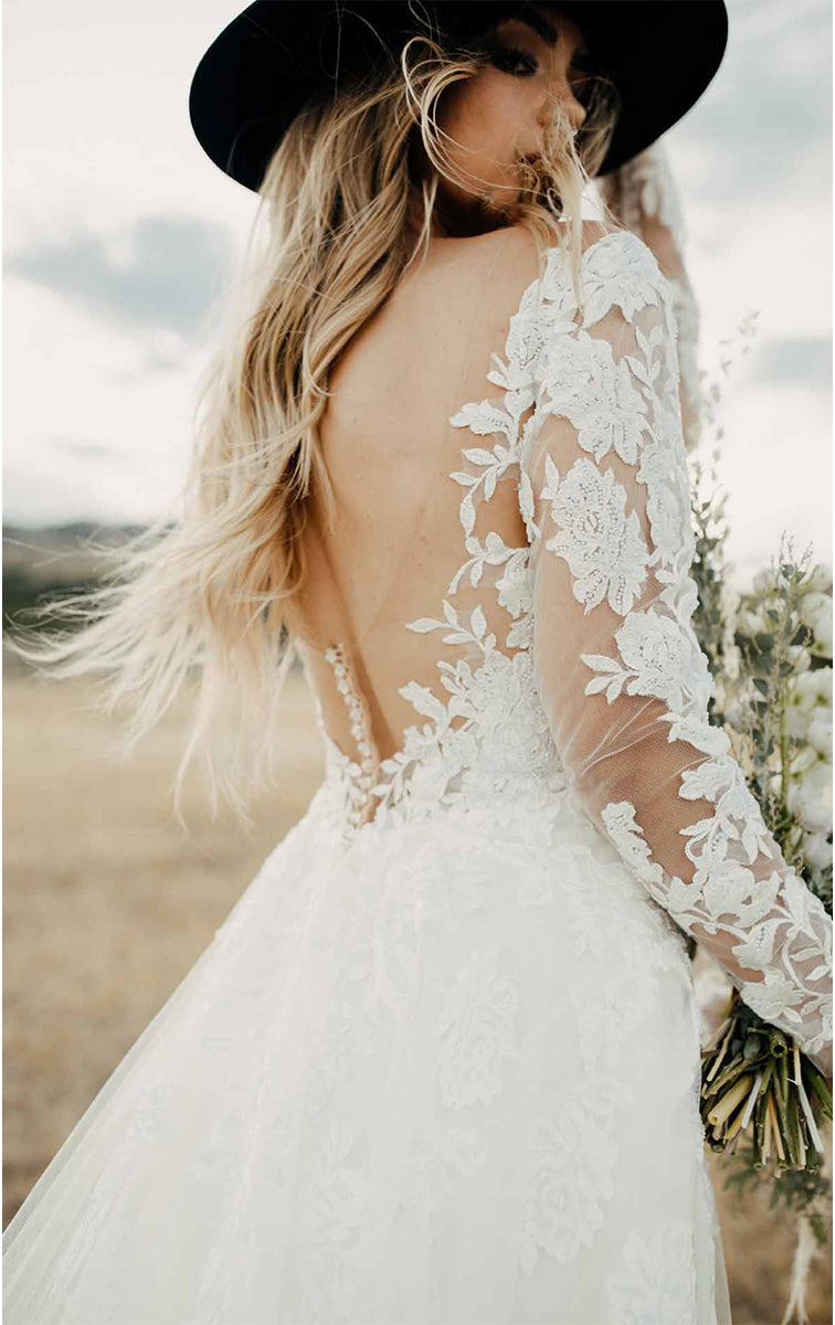 Martina liana long sleeve lace hot dress