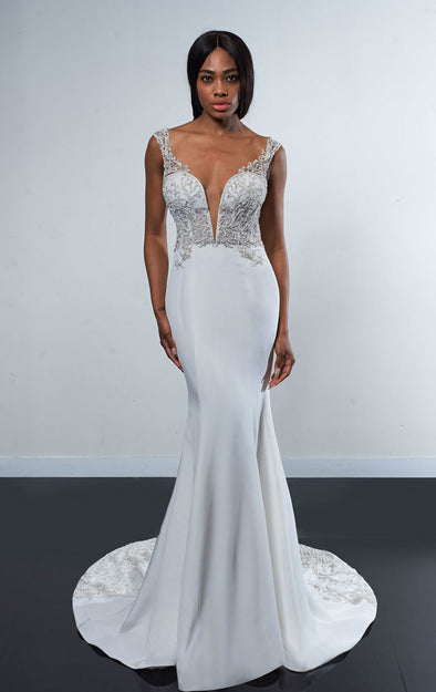 simone carvalli bridesmaid dresses 90390 Wedding Dress by Simone Carvalli