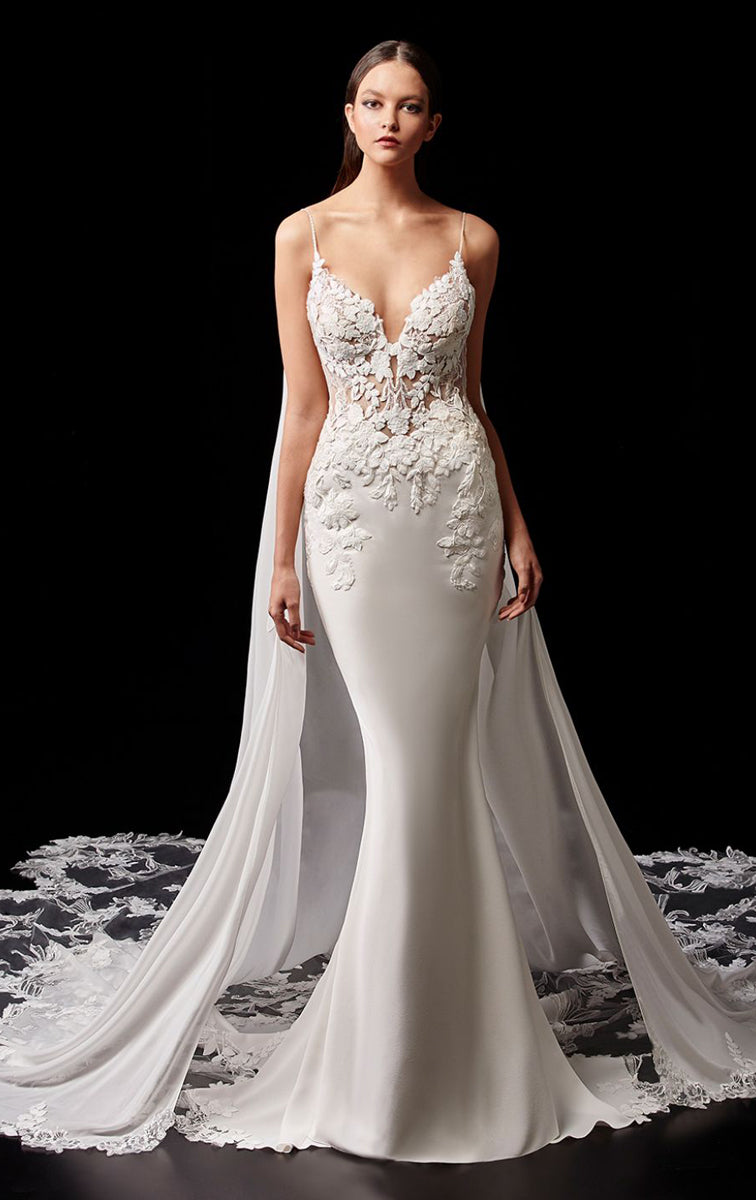 wedding dresses with lace and pearls Pearl-Embellished Off-the-Shoulder A-Line Lace Wedding Dress with Long Sleeves