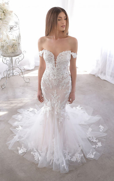 Blue by Enzoani ($2500 - $3300) Lotus Bridal Blue by Enzoani ($2500 - $3300) Lotus Bridal