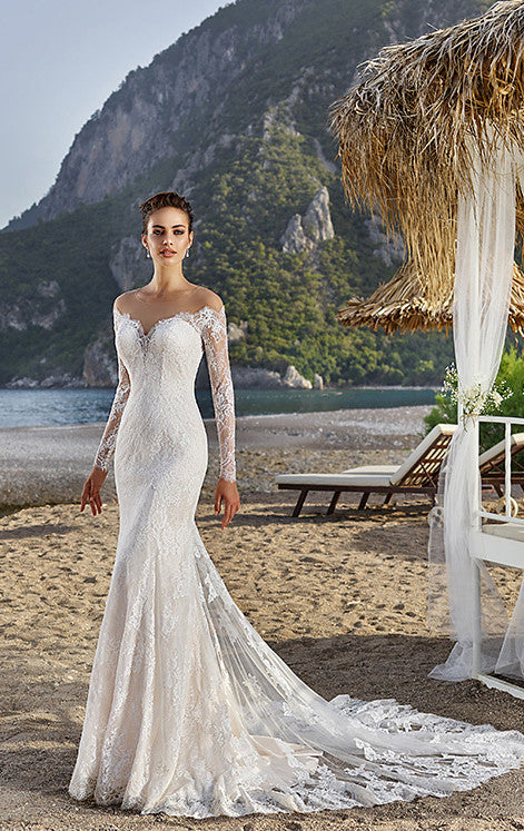 balinese lace wedding dress Bali – Lotus Bridal